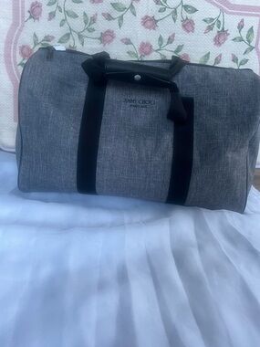 Jimmy Choo Gray Travel Duffel Bag